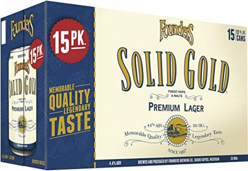 Founders Solid Gold CANS 12oz 15PACK