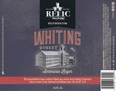Relic Brewing Whiting Street 12oz