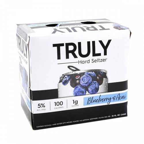 Truly Spiked Blueberry Acai 6pk