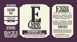 E Nine Nectarberry Ale 375ml