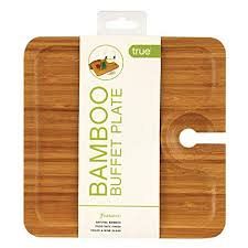 Snack Bamboo App. Plate