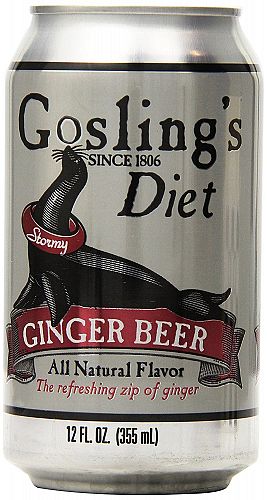 Goslings Diet Ginger Beer 12oz can