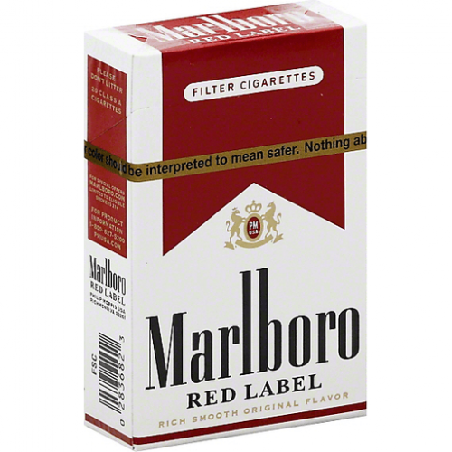 Marlboro Medium Red Label Box