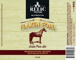 Relic Brewing Flaxen Foal IPA 2oz SINGLE