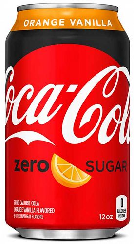 Coke Zero Orange Vanilla 12oz Can