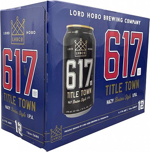 Lord Hobo 617 Title Town IPA12oz 12PACK