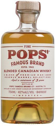 Pops Canadian Whisky 750ml
