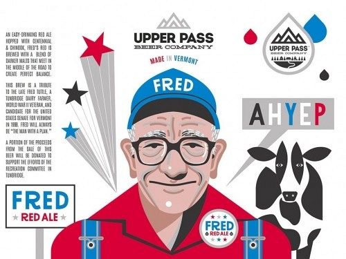 Upper Pass Fred Red Ale 16oz