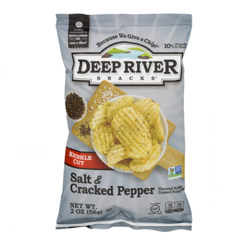 Deep River Salt & Pepper Krinkle Cut 2oz