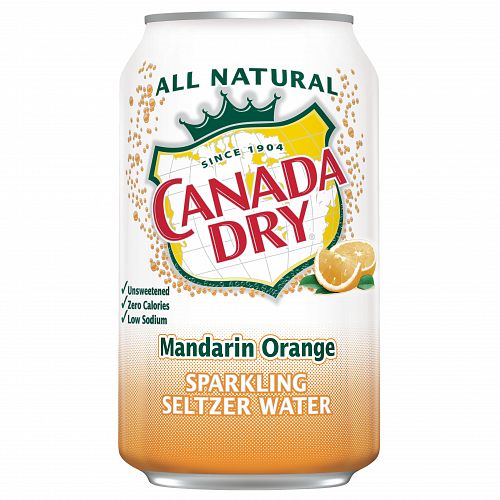 Canada Dry Mandarin Orange Seltzer 12oz