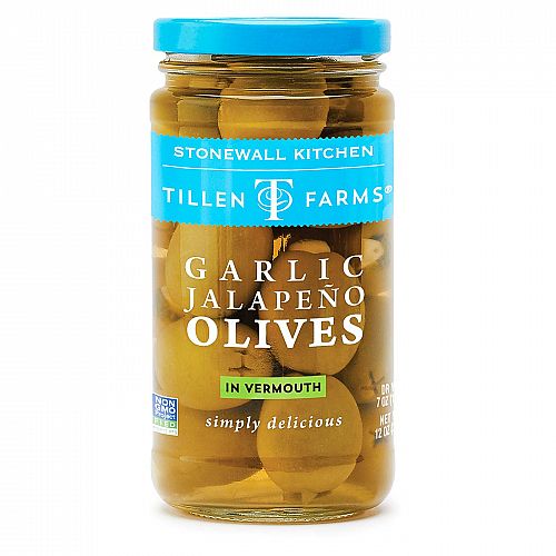 Tillen Farm Garlic Jalapeno Olives 12oz