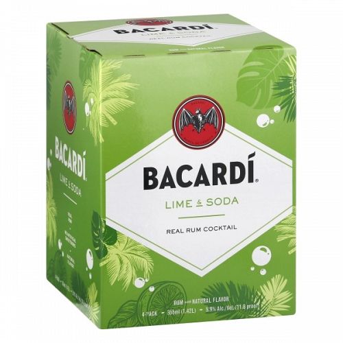Bacardi Lime Soda 4PK