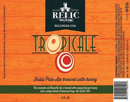 Relic Brewing Tropicale IPA 12oz 4PACK