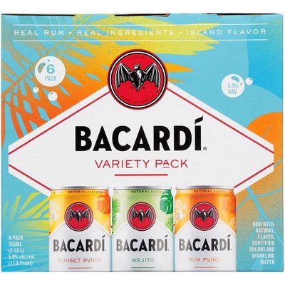 Bacardi Variety 6PK