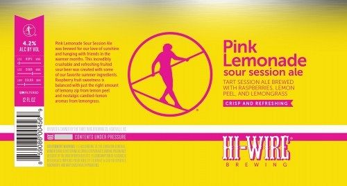 Hi-Wire Pink Lemonade Sour Ale 12oz