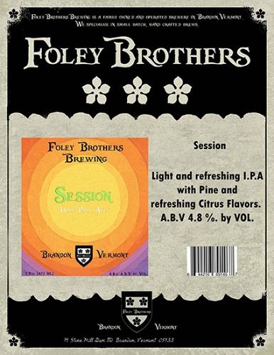 Foley Bros Session IPA 16oz