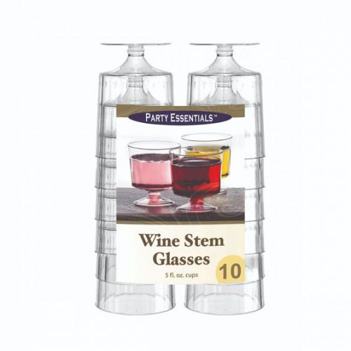 Plastic Wine Glass 10pk 5oz