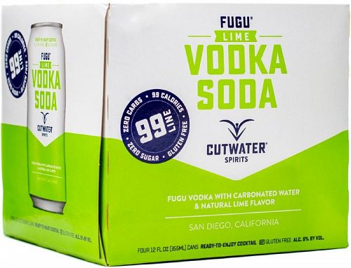 Cutwater Vodka Lime Soda 4PK