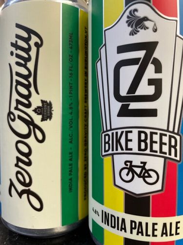 Zero Gravity Bike Beer IPA 16oz SINGLE