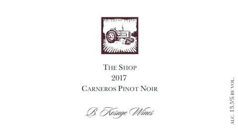B. Kosuge Pinot Noir 'The Shop' 2017 750