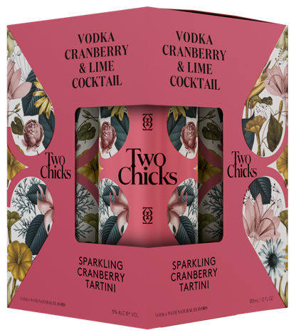 Two Chicks Cranberry Lime 4PACK