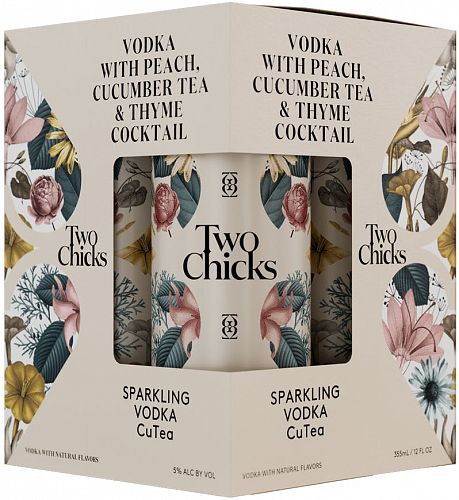 Two Chicks Vodka CuTea 4PACK
