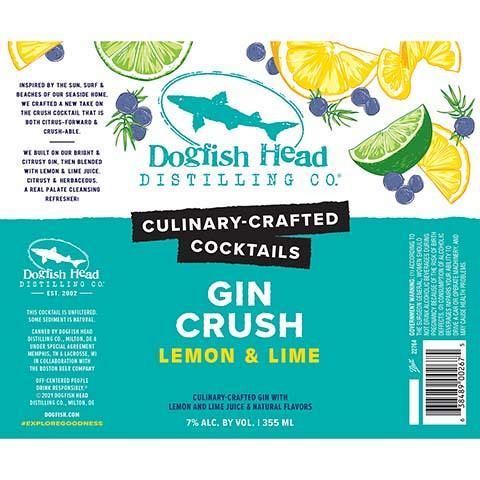 Dogfish Head Gin Crush 12oz 4pk