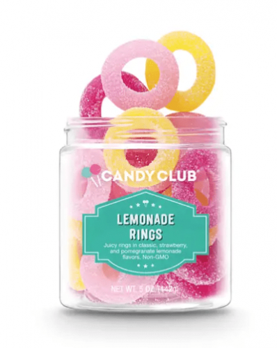 Candy Club Lemonade Rings 6oz