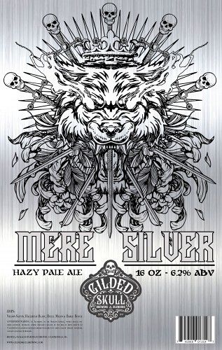 Gilded Skull Mere Silver Hazy Pale Ale