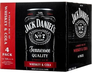 Jack Daniels Cola 4PK