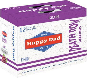 Happy Dad Seltzer Grape 12pk