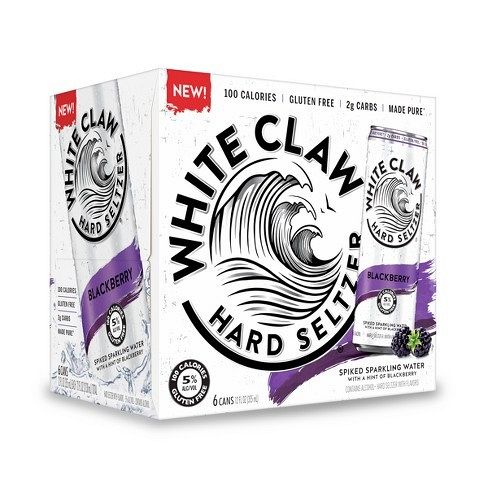 White Claw Blackberry Seltzer CANS 6PACK