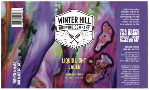 Winter Hill Brewing Liquid Light Lager 1