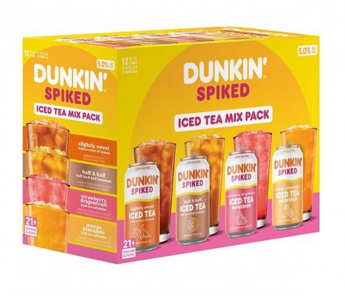 Dunkin Spiked Iced Tea Mix Pack 12PACK