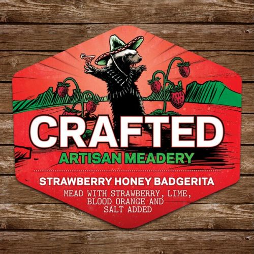 Crafted Artisan Straw Honey Mead 500ml