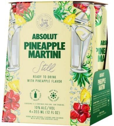 Absolut Pineapple Martini 4PK