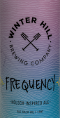 Winter Hill Brewing Frequency Kolsch Ale